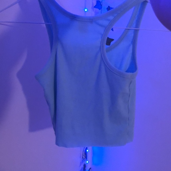 Litgh blue croc top - Picture 3 of 4